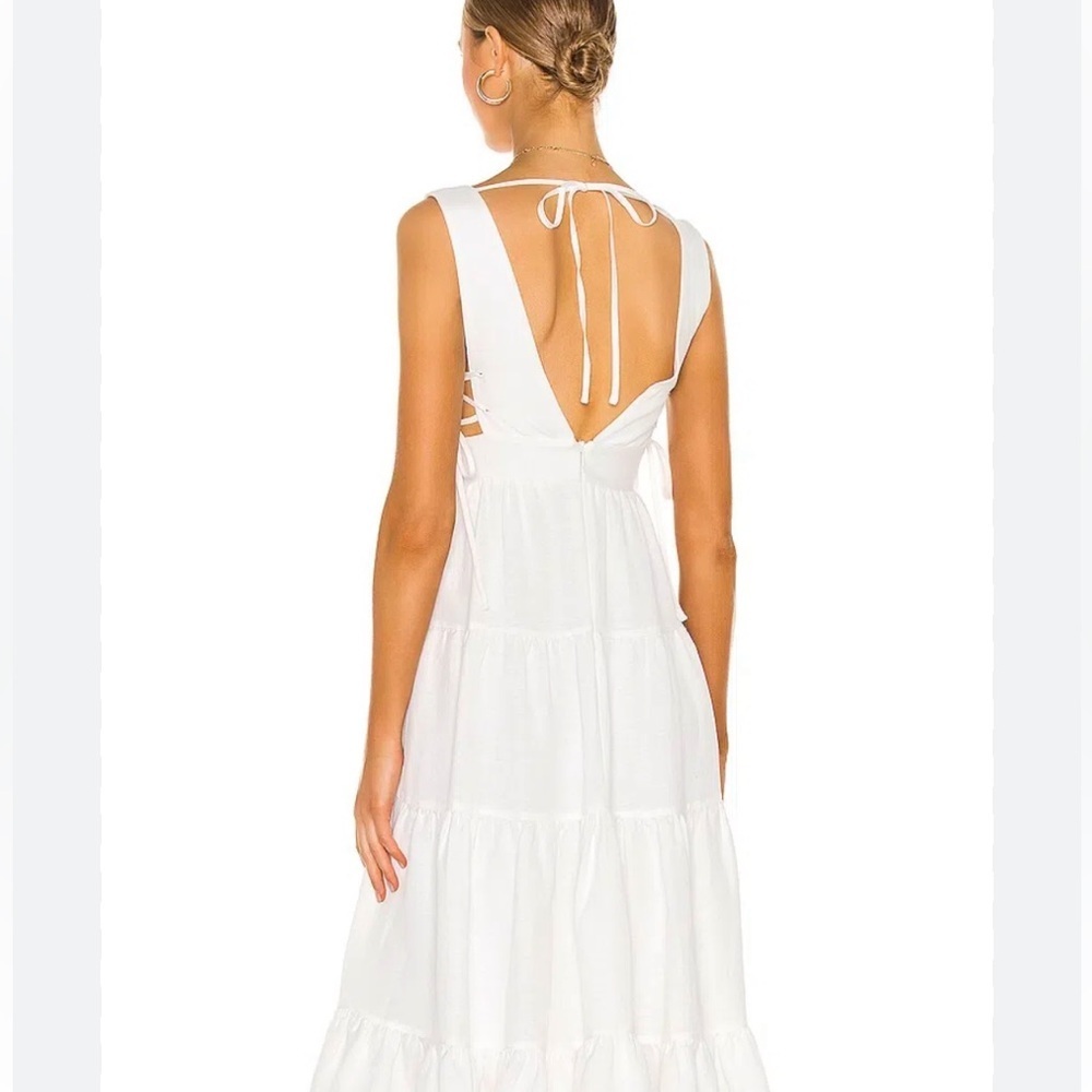 New with tags Shona Joy Blanca lace up tiered dress - Picture 7 of 11